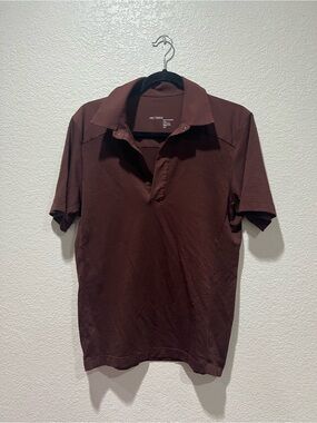 Arc'teryx Men's Deep Brown Short-Sleeve Polo